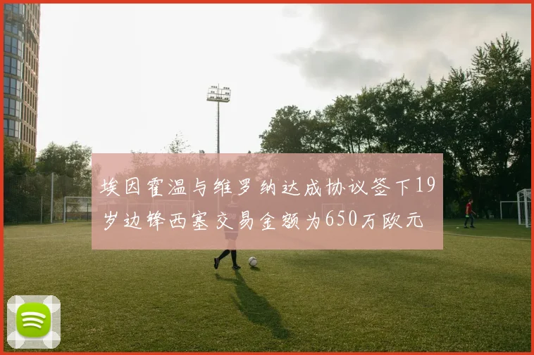 埃因霍温与维罗纳达成协议签下19岁边锋西塞交易金额为650万欧元